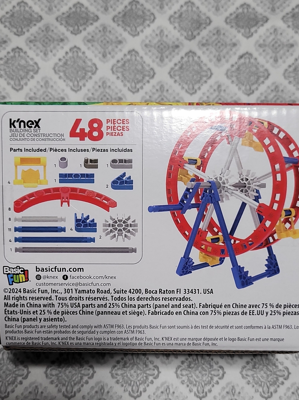 K'NEX Mini Classics Ferris Wheel Building Set - 48 Pieces Kids Hobbie - Picture 3 of 5